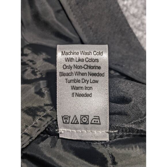 Coldwater Creek Dress Pants Women 10 Gray Straight Leg Pockets Belt Loops O09 - Picture 12 of 16